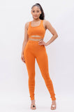 Front Cut Out and Legging set (Rust)