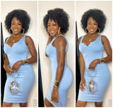Pastel Basic Dress (Baby Blue)