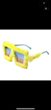 Square Overize Fluffy Faux Fur Sunglasses