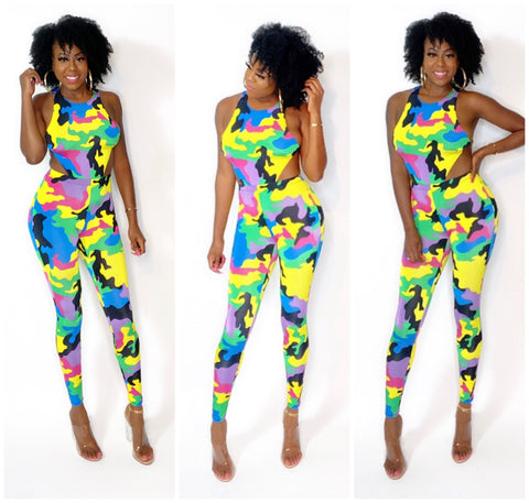 Colorful Camo 2pc Set