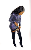 Keep On Shining Sequin Dress-Silver