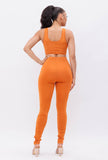 Front Cut Out and Legging set (Rust)