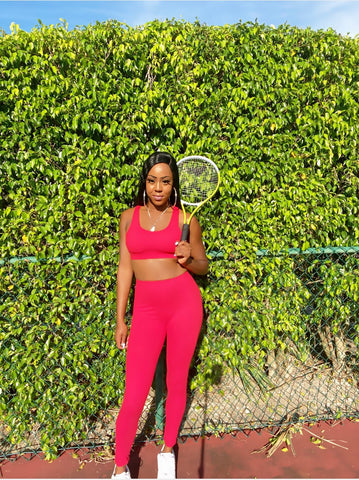 Red Seamless Activewear Set – Forever Blessed Boutique